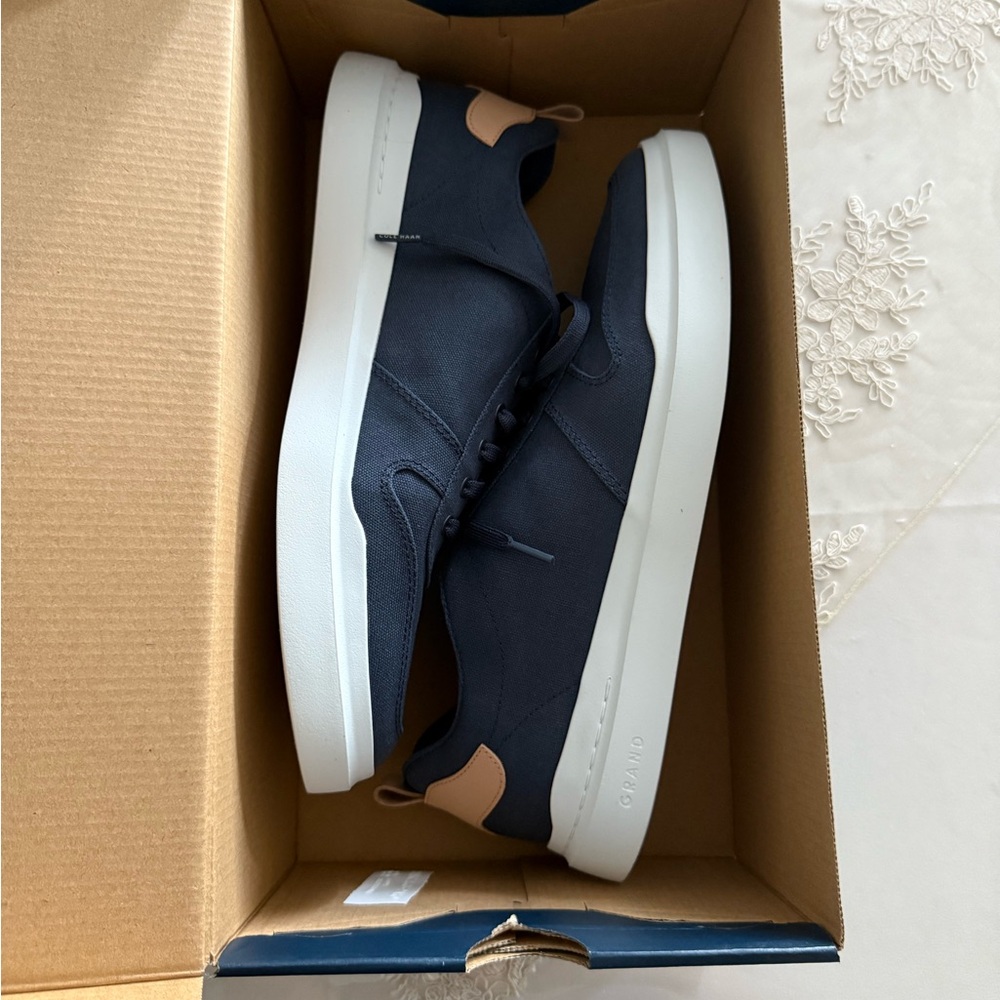 Cole Haan Black and Tan Sneakers